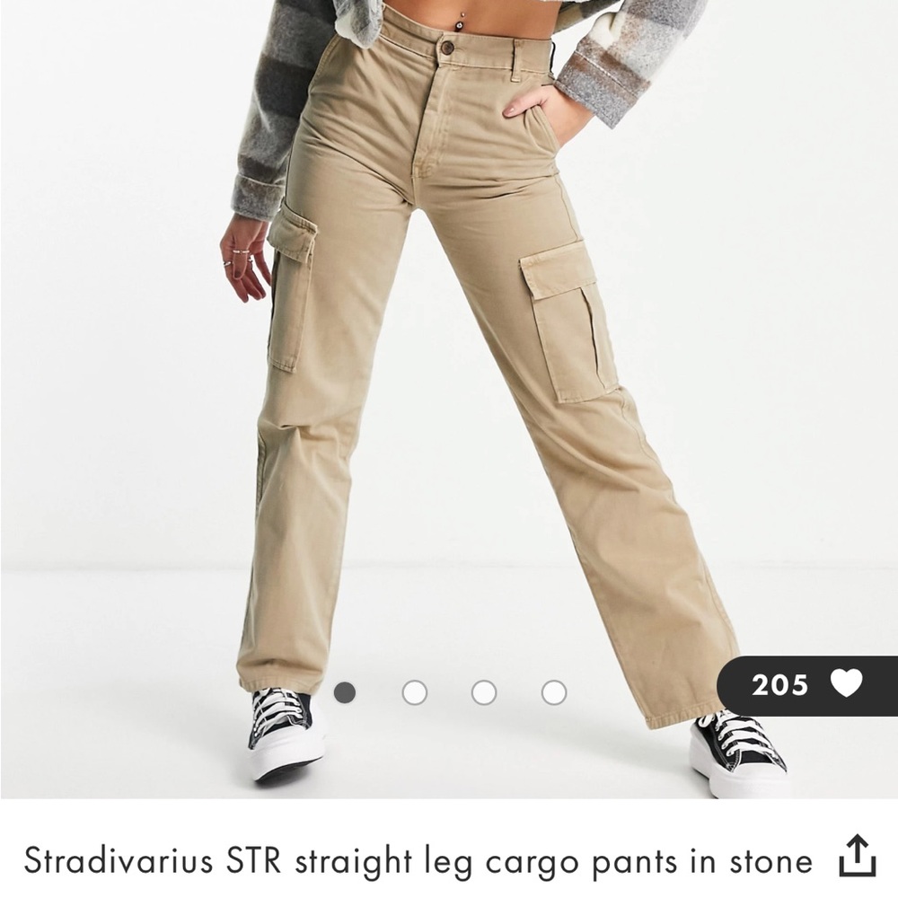 STR Khaki Cargo Pants Size 0 NWT